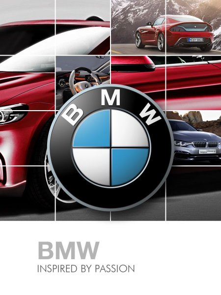 Рекламный плакат BMW