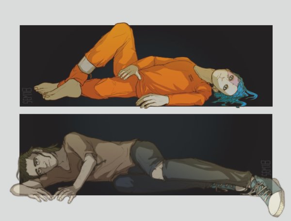 Салли фейс и Ларри с гитарой