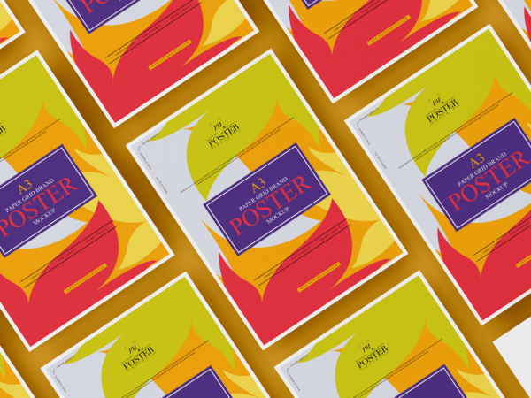 3 Poster Mockup free