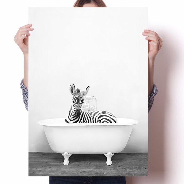 Плакат в ванную комнату