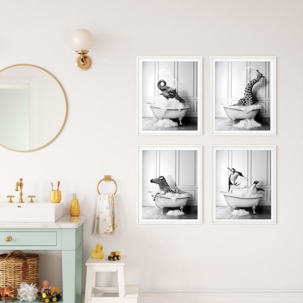 Постер ванная туалет