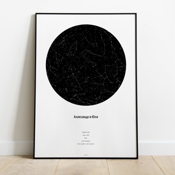 Постер звездное небо