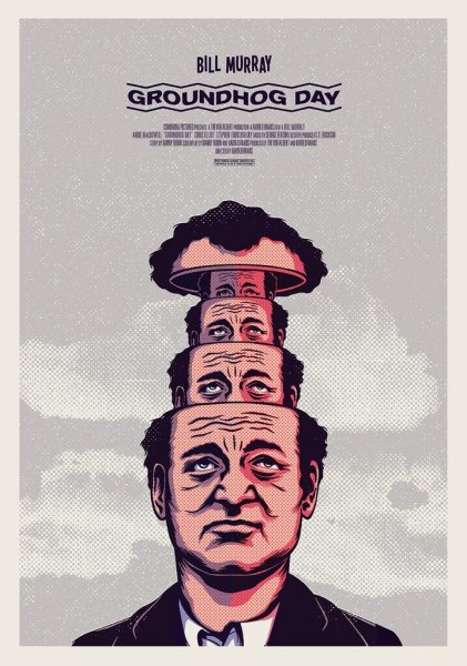 "Groundhog Day" (1993) Постер