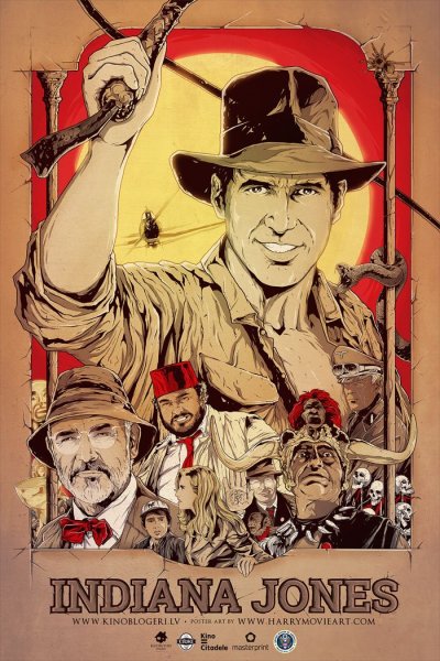 Индиана Джонс 2 Постер