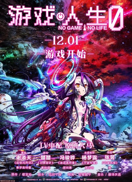 No game no Life Zero Постер