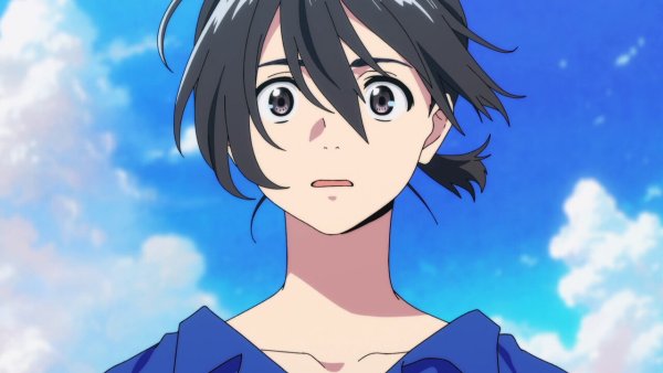 Мио аниме незнакомец на берегу