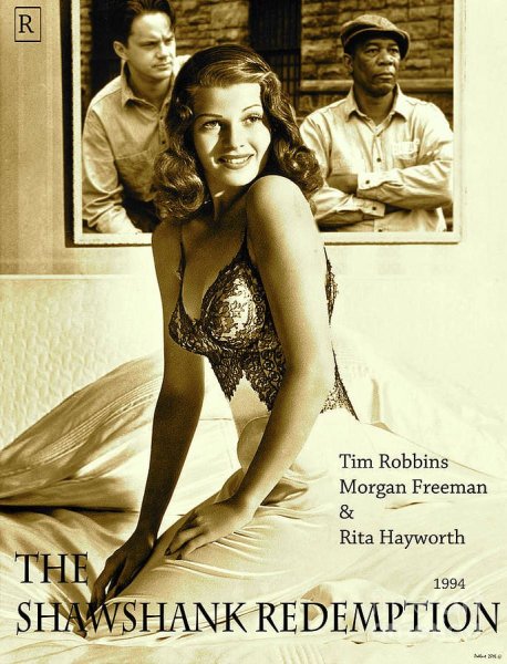 Рита Хейворт плакат побег из Шоушенка