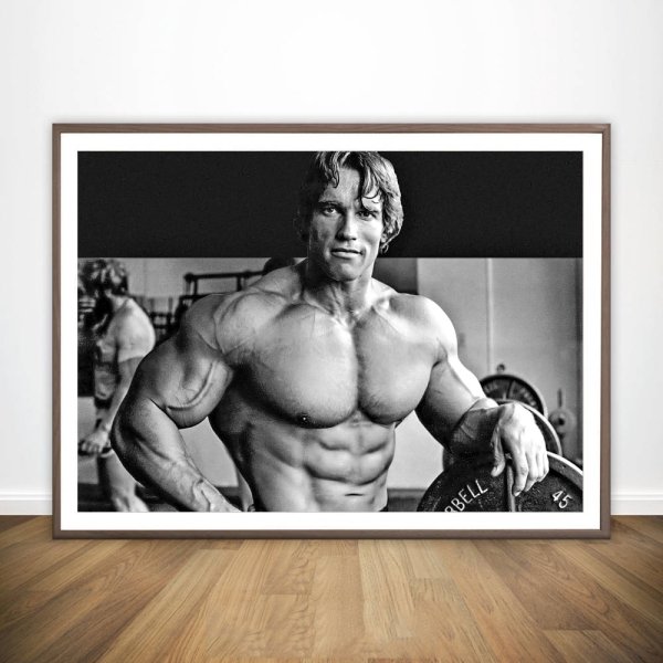 Арнольд Шварценеггер бодибилдинг Постер