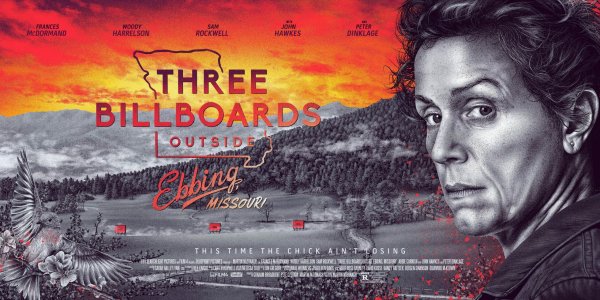 Three Billboards outside Ebbing, Missouri Постер