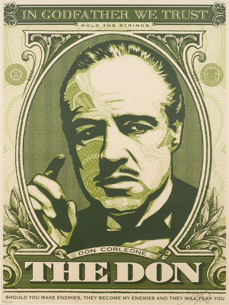 Арт Постер крестный отец