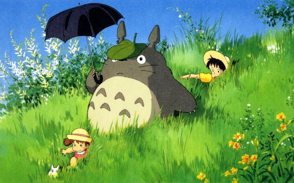 Мой сосед Тоторо мультфильм 1988 Постер