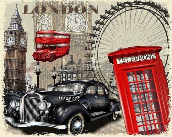 Плакаты в стиле ретро