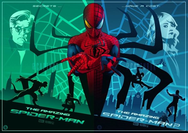 Новый человек-паук высокое напряжение фильм 2014 Постер