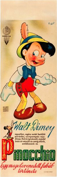 Pinocchio 1940 Постер