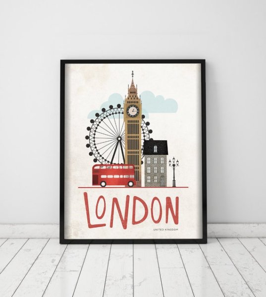 Постер "Лондон"