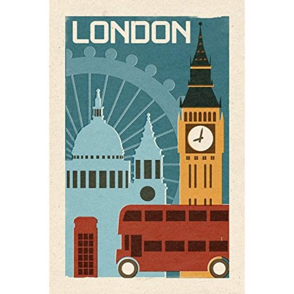 Лондон плакат