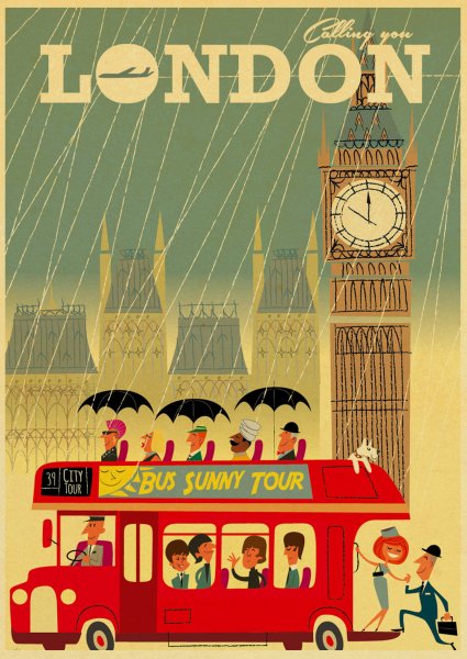 Постер "Лондон"