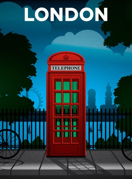 Постер "Лондон"