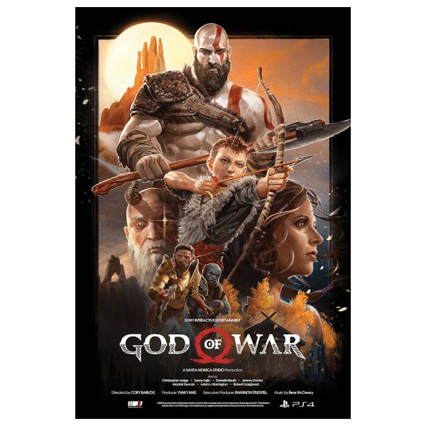 God of War 2018 Постер