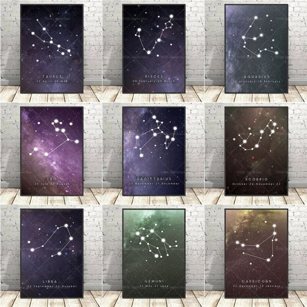 Созвездия плакаты оригинально