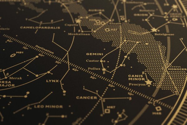 Звездная карта Северного полушария