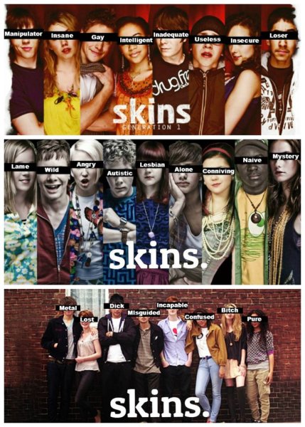 Skins 1 поколение