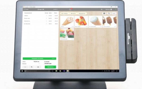 Старинный кассовый аппарат