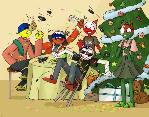 Кантри хуманс комиксы Countryhumans