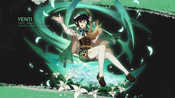 Венти Genshin Impact скрины