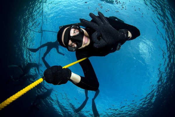 Freediving моноласта