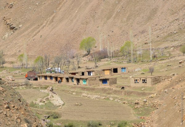 Кишлаки на памире в Таджикистане