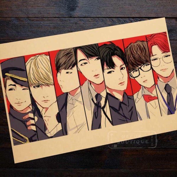 Группа БТС 2021 плакат