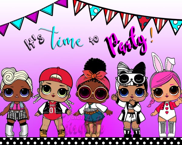 Куклы ЛОЛ баннер