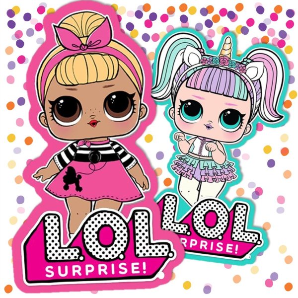 Кукла ЛОЛ надпись