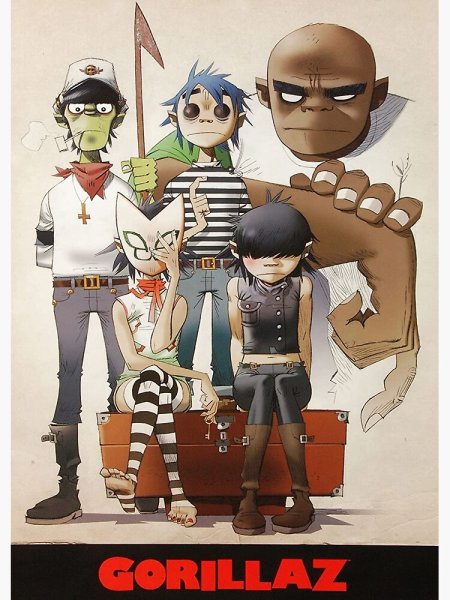 Группа Gorillaz Постер