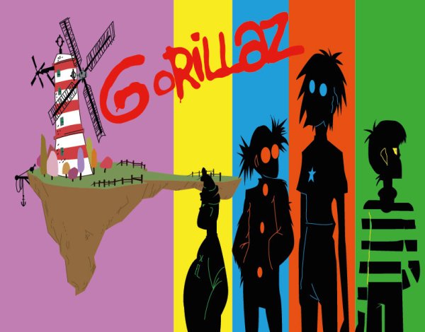 Gorillaz плакат