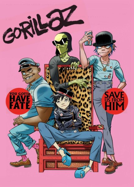 Gorillaz Постер