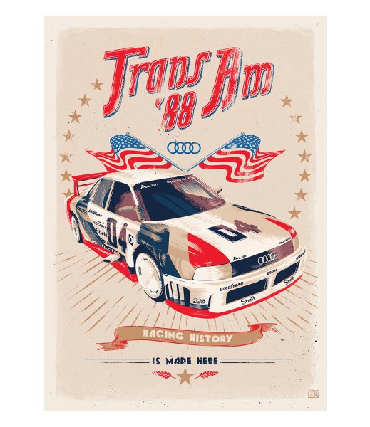 Плакаты с Ауди Куаттро