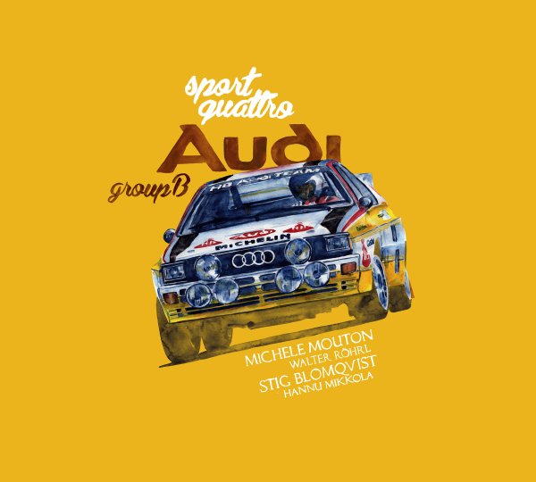 Плакаты с Ауди Куаттро