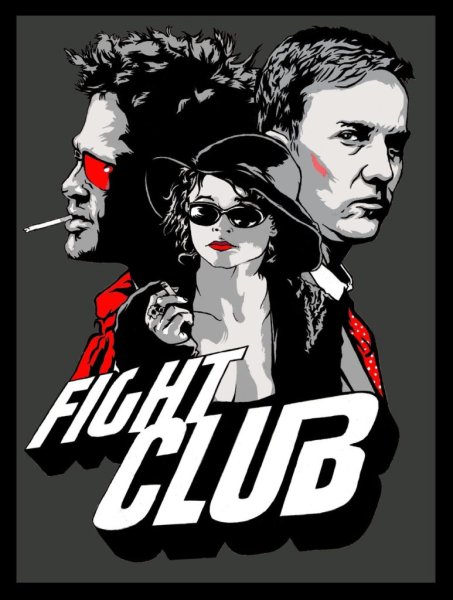 Бойцовский клуб Тайлер Дерден Постер