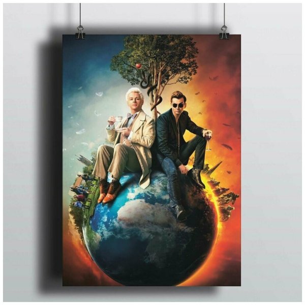 Благие знамения Постер HD