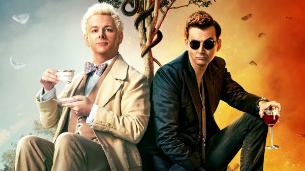 Благие знамения сериал Постер