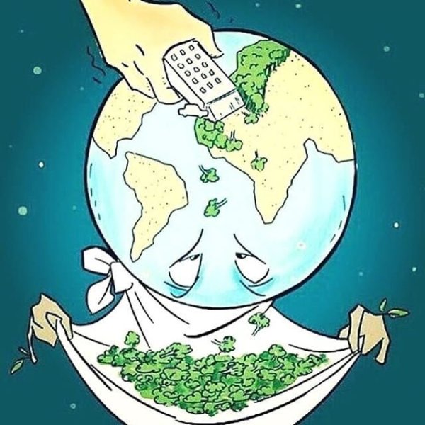 Плакат загрязнение земли