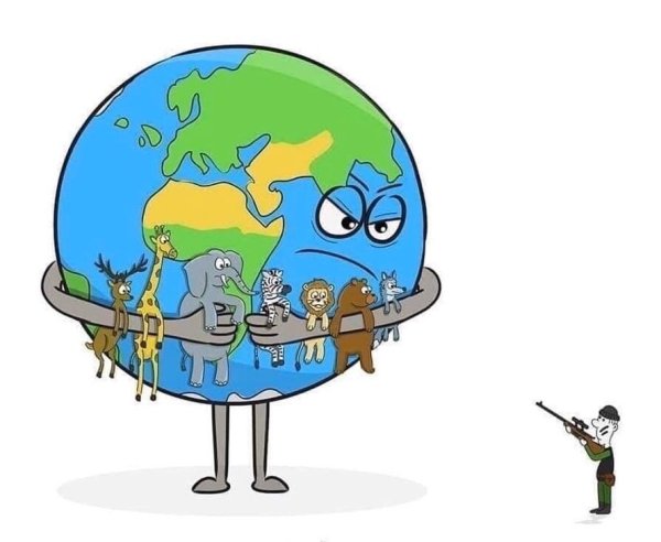 Иллюстрация загрязнение планеты