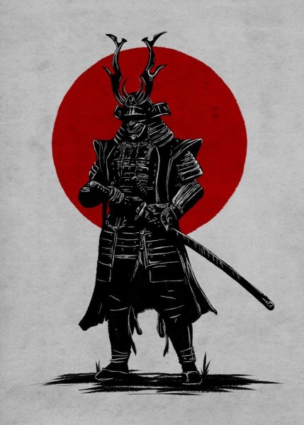 Самурай плакат