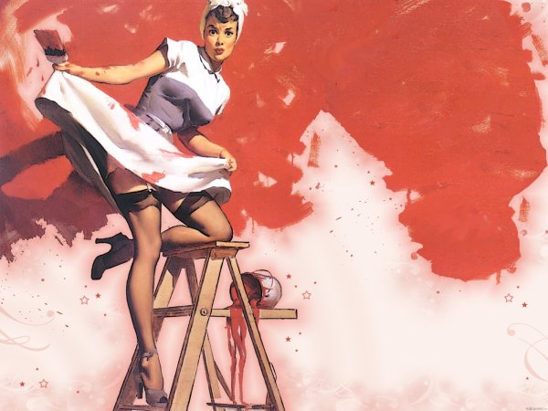 Художник Джил Элвгрен пин-ап