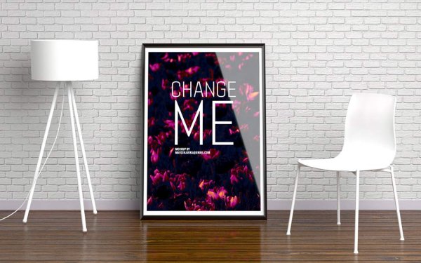 Рекламный Постер на стене