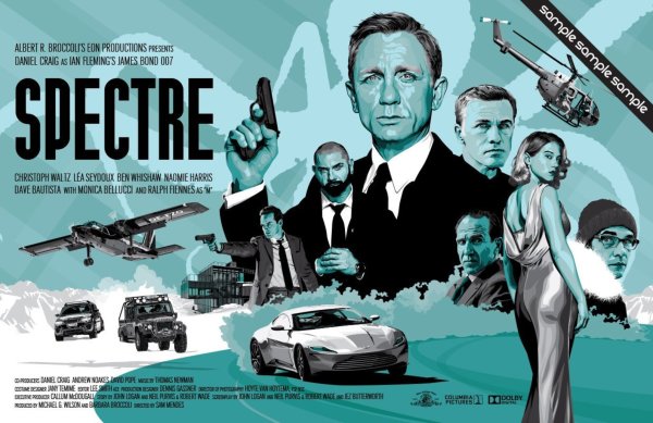 Джеймс Бонд плакат