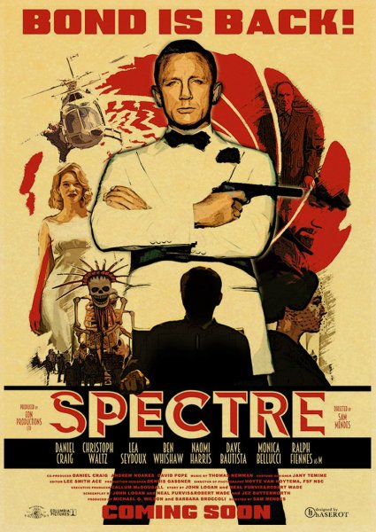 Шон Коннери шаровая молния 1965 Постер