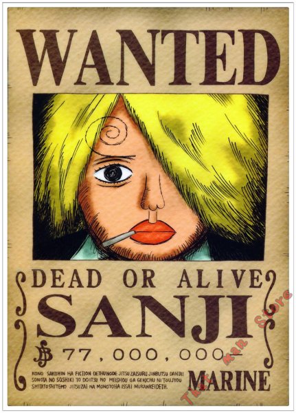 Награда за Санджи Ван Пис